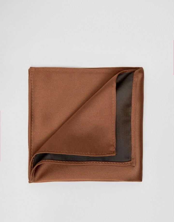 Asos Wedding Pocket Square In Tan - Tan