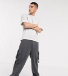 Collusion Sweatpants In Charcoal-grey
