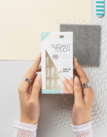 Elegant Touch Totally Bare Almond Nails - Clear