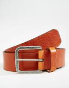 Royal Republiq Connect Leather Belt In Brown - Brown