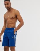 Adidas Originals 3 Stripe Swimming Shorts In Navy - Navy