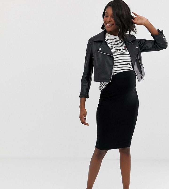 Asos Design Maternity Jersey Pencil Skirt