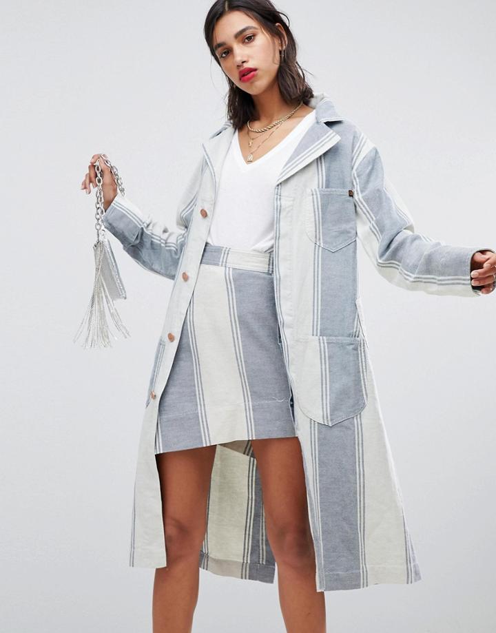 Vivienne Westwood Anglomania Duster Coat - Blue