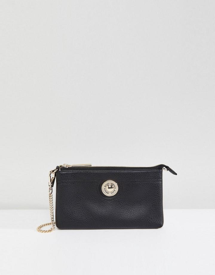 Versace Jeans Going Out Purse With Gold Chain - Black