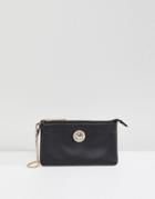 Versace Jeans Going Out Purse With Gold Chain - Black
