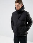 The North Face Box Canyon Down Jacket Detachable Hood In Black - Black