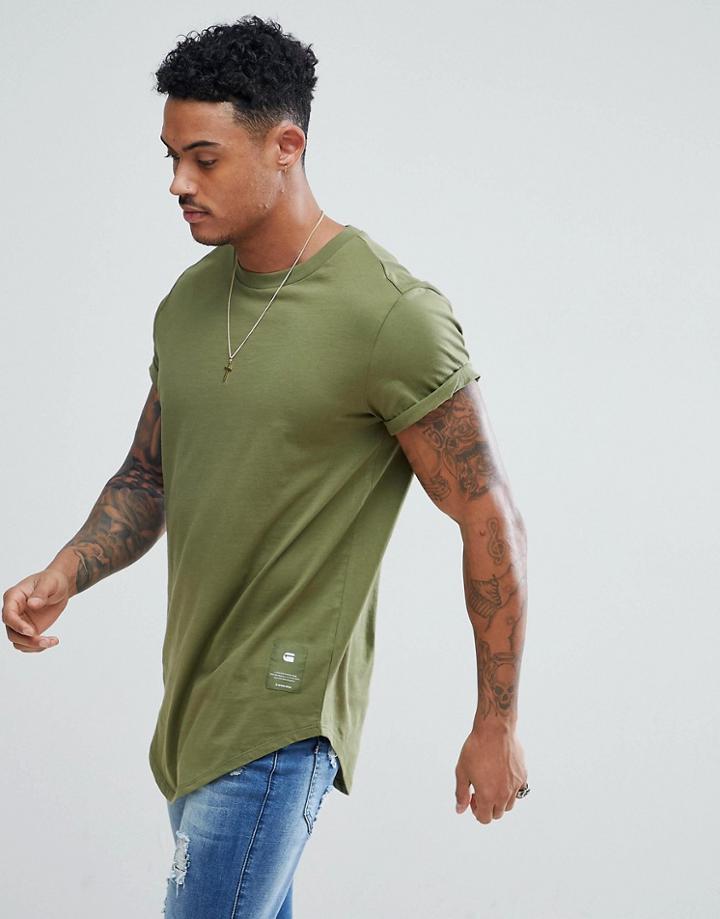 G-star Beraw Shelo T-shirt In Khaki - Green