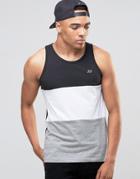 Jack & Jones Color Block Tank - Black