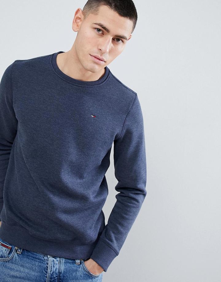 Tommy Jeans Sweatshirt In Navy - Navy