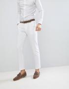 Asos Skinny Suit Pants In White - White
