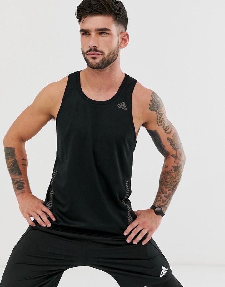 Adidas Performance Tank In Black