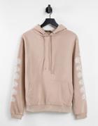 Bolongaro Trevor Floral Sleeve Print Hoodie-neutral