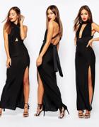 Missguided Multiway Maxi Dress - Black