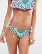 Hobie Medallion Print Bikini Bottom - Multi
