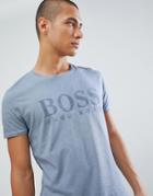 Boss Garment Dyed T-shirt In Gray - Gray