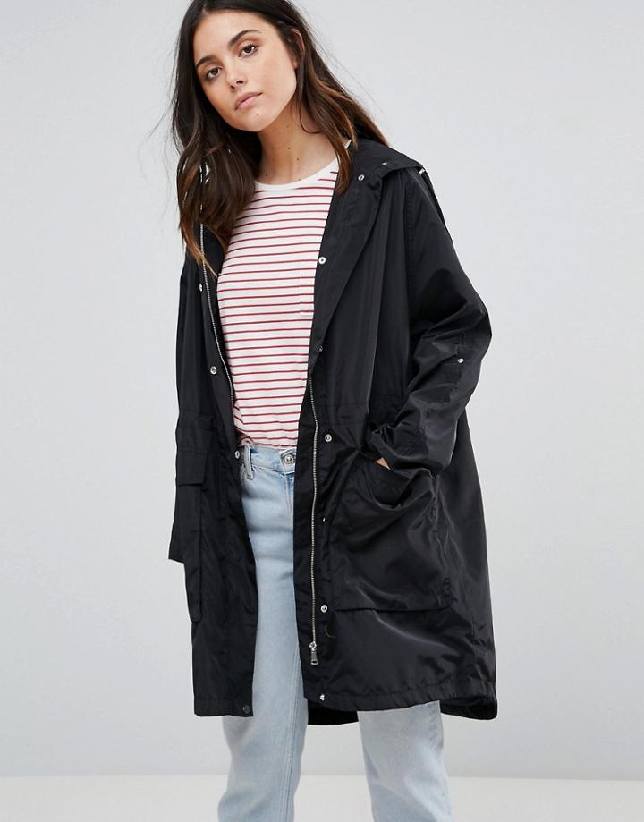 Vero Moda Oversize Lightweight Festival Parka - Black