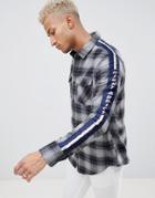 Night Addict Checked Shirt - Gray