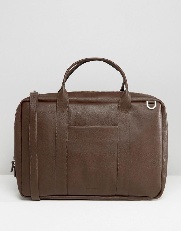 Royal Republiq Leather Ground Day Bag - Brown