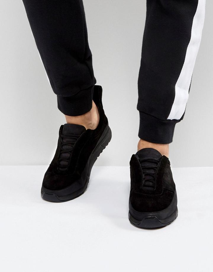 Blood Brother Force Foil Sneaker In Black - Black