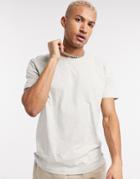 Weekday Relaxed T-shirt In Gray-grey