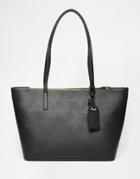 Aldo Mini Tote Bag With Metal Bar - Black