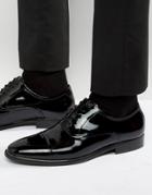 Aldo Gaville Patent Leather Oxford Shoes - Black