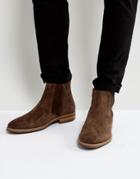 Tommy Hilfiger Daytona Chelsea Boots Suede In Brown - Brown