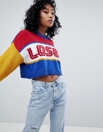The Ragged Priest Loser Knitted Sweater - Multi