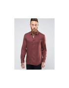 Asos Viscose Shirt In Rust - Tan