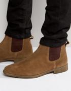 Kg By Kurt Geiger Guildford Chelsea Boot In Tan Suede - Tan