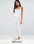 Micha Lounge Ivory Jumpsuit - White