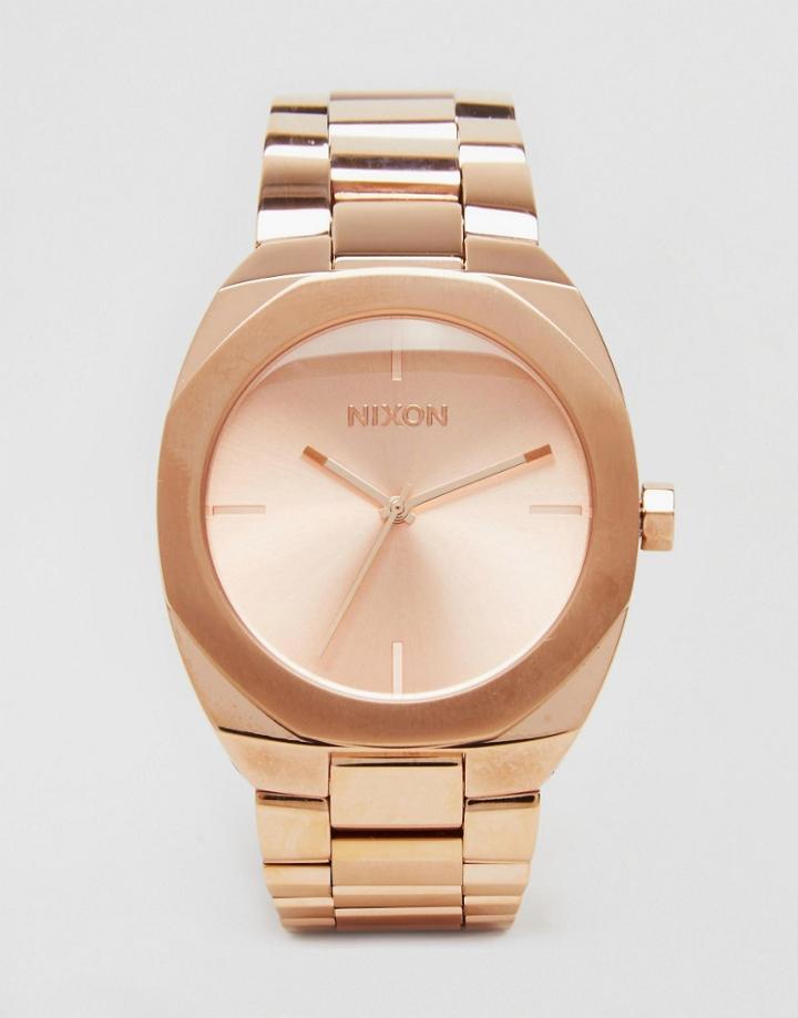 Nixon Rose Gold Catalyst Bracelet Watch A918-897 - Gold
