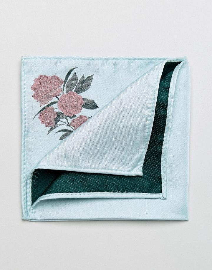 Asos Pocket Square In Blue - Blue