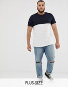 French Connection Plus Block Stripe T-shirt-multi