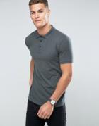 Asos Muscle Fit Polo Shirt In Green - Green