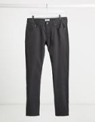 Jack & Jones Slim Fit Jeans In Dark Gray-grey