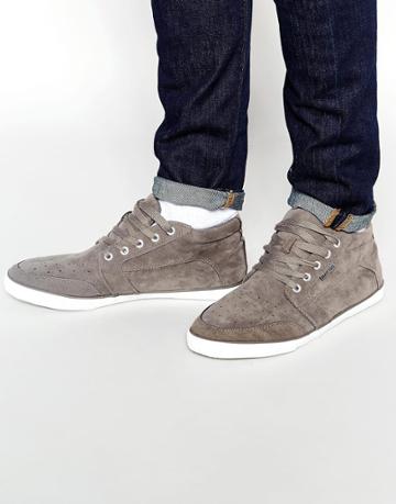 Bravesoul Hi Top Sneakers - Gray
