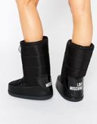 Love Moschino Black Snow Boots - Black