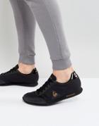 Le Coq Sportif Racrone Nylon Patent Sneakers In Black 1720264 - Black
