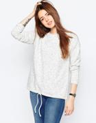 Asos Sweat With Gathered Hem - Multi