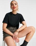 & Other Stories Cotton T-shirt In Black - Black