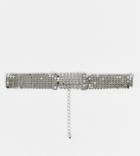 Reclaimed Vintage Inspired Ultimate Party Necklace With 90s Rhinestones In Silver