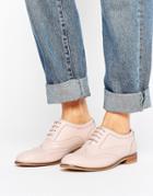 H By Hudson Leather Brogue Shoe - Beige