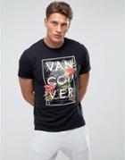 Threadbare Vancouver Print T-shirt - Black