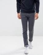 Waven Verner Skinny Fit Jeans In Charcoal Gray - Gray