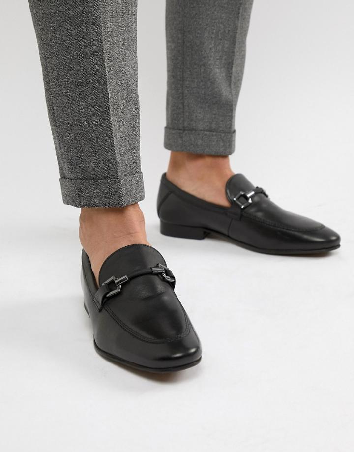Base London Soprano Bar Loafers In Black