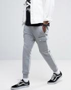 Aape By A Bathing Ape Joggers With Badge Print Pockets - Gray