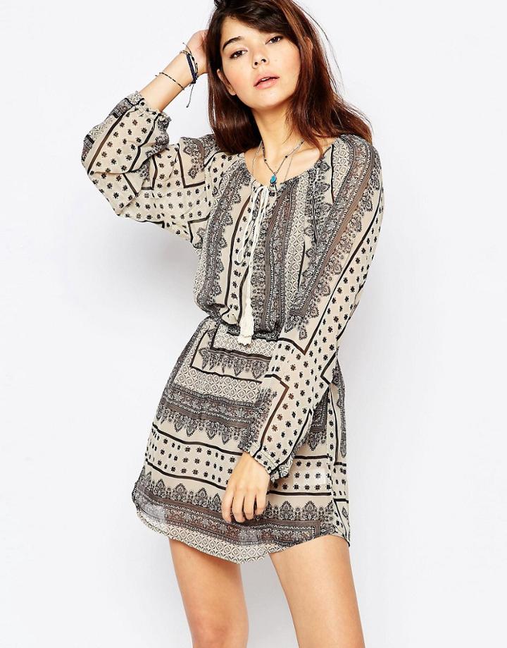 Brave Soul Long Sleeve Gypsy Dress