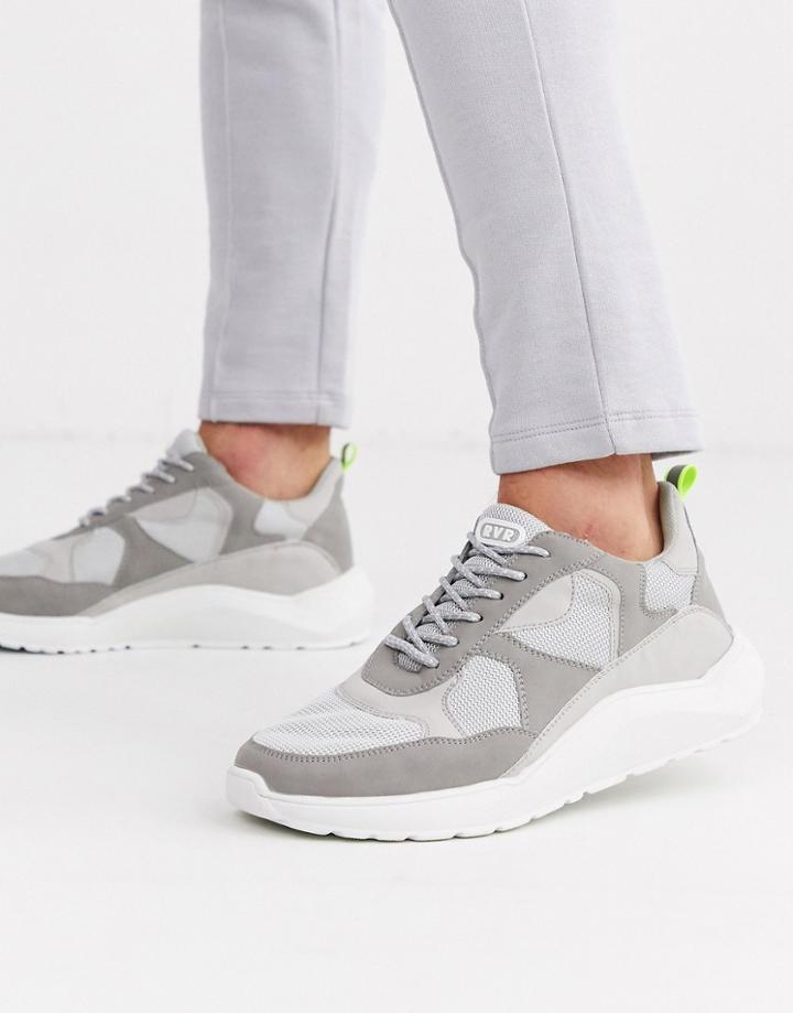 River Island Chunky Sneakers In Gray