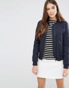 Ymc Textured Bomber Jacket - Navy